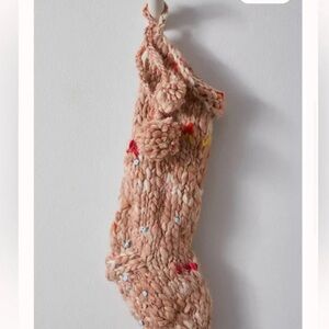 Free People Multicolor Knit Holiday Stocking